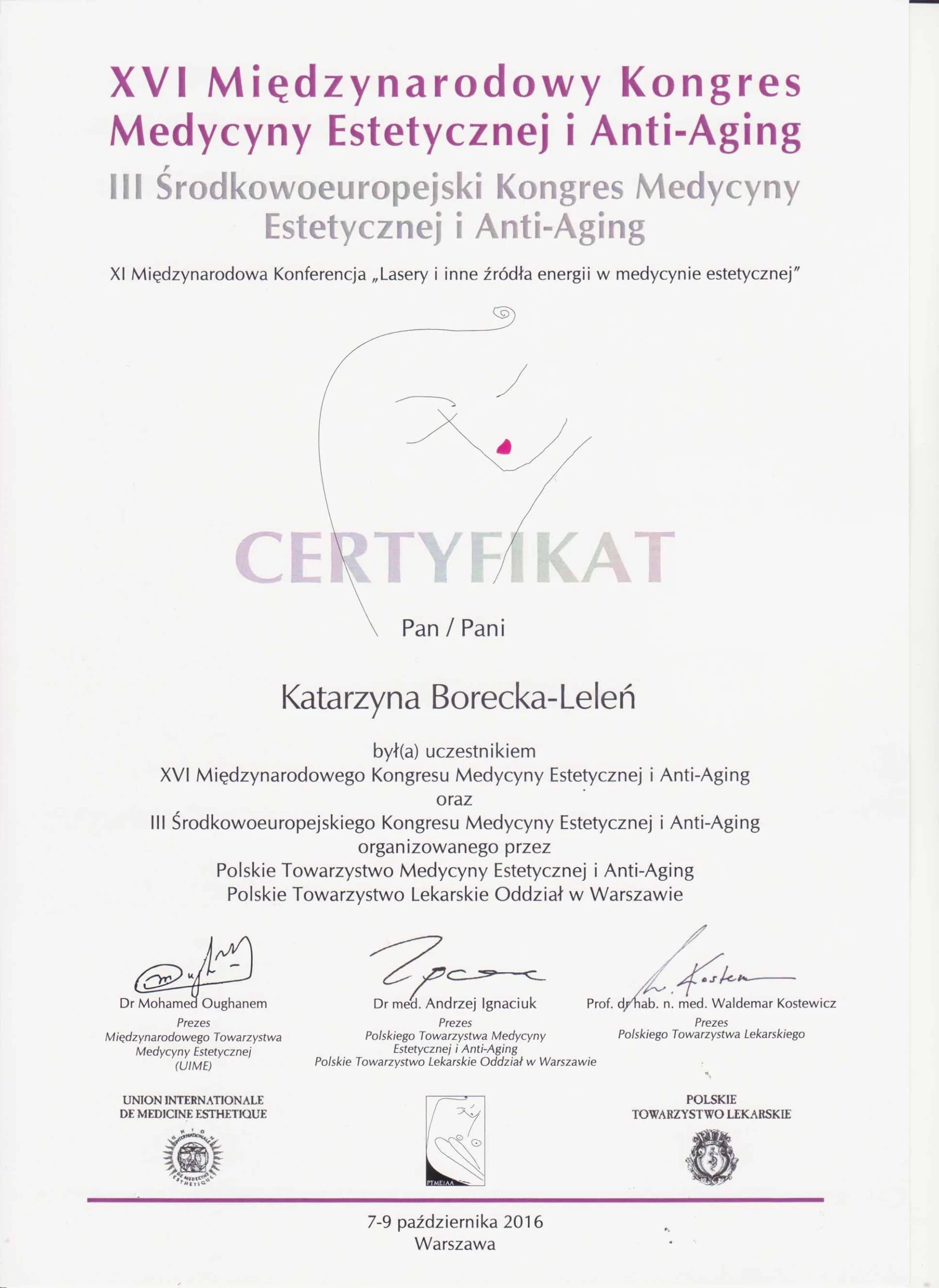 Certyfikat Katarzyba Borecka - Leleń - 10