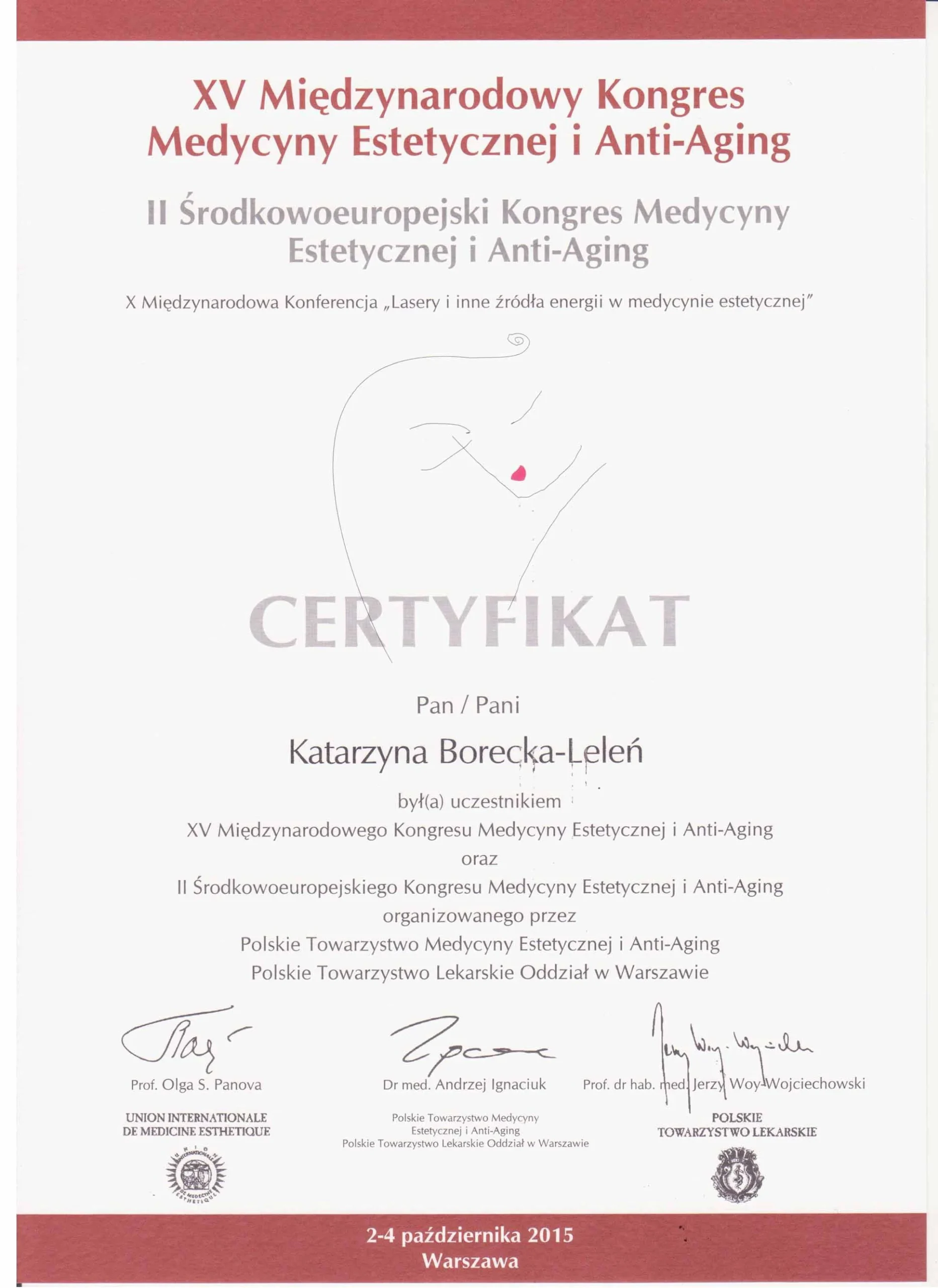 Certyfikat Katarzyba Borecka - Leleń - 8
